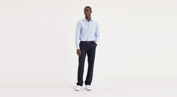 dockers Signature Khakis Classic Fit Blue