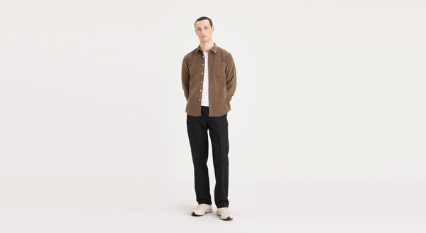 dockers Signature Khakis Relaxed Fit Black