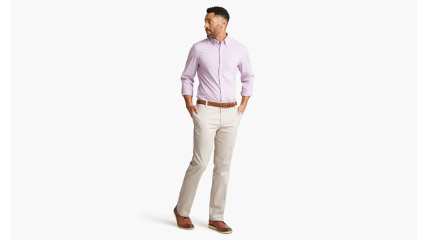 dockers Signature Khakis Straight Fit Tan