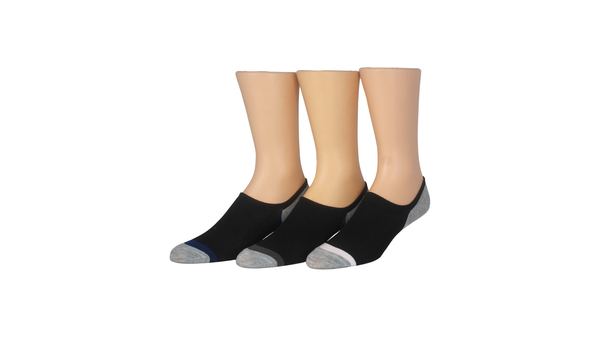 Dockers Sock Liners 3 Pack Black / Navy