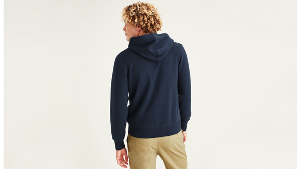 Dockers Sport Full Zip Hoodie Regular Fit Blue