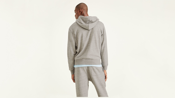 Dockers Sport Full Zip Hoodie Regular Fit Grey