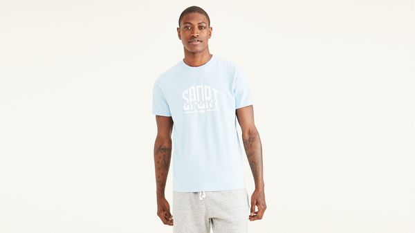 Dockers Sport Graphic Tee Slim Fit Blue