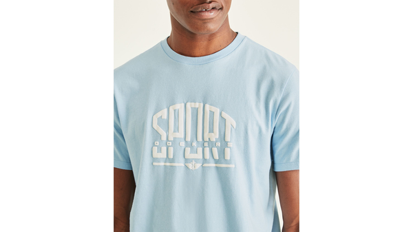 Dockers Sport Graphic Tee Slim Fit Blue