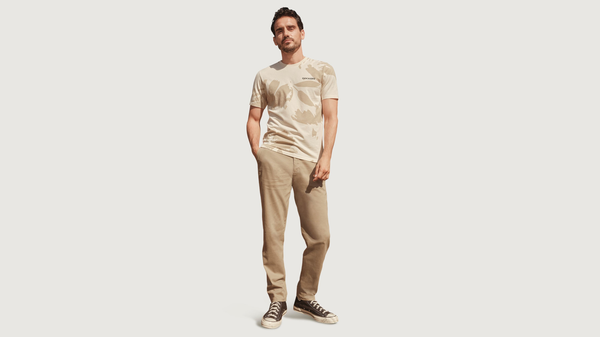 dockers Stencil Graphic Tee Slim Fit Tan