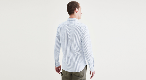 Dockers Stretch Oxford Shirt Slim Fit Blue
