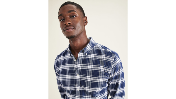 Dockers Stretch Oxford Shirt Slim Fit Blue