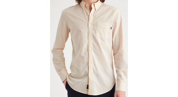 Dockers Stretch Oxford Shirt Slim Fit Orange