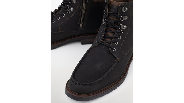 Dockers Sutton Moc Toe Boots Black
