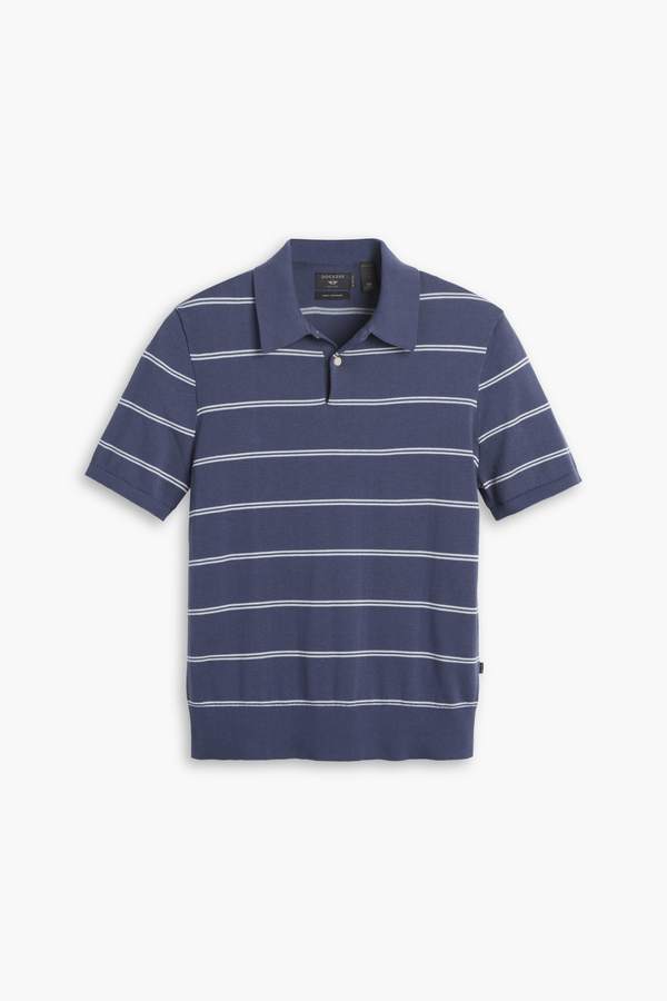 Dockers Sweater Polo Regular Fit Crown Blue