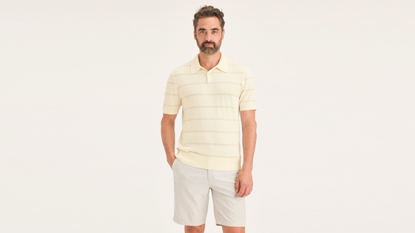 dockers Sweater Polo Regular Fit Tan