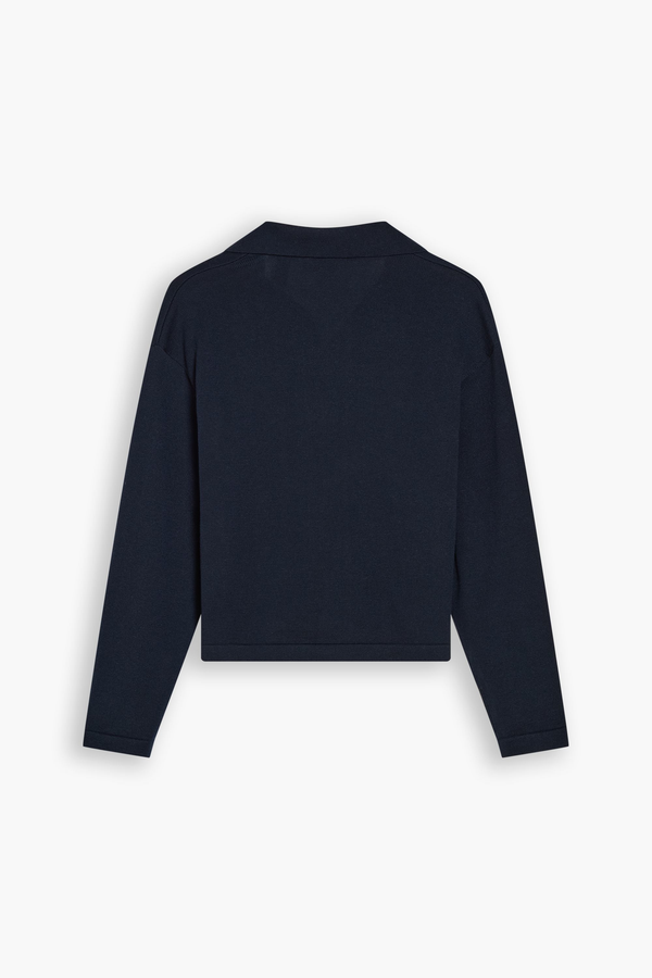 Dockers Sweater Polo Relaxed Fit Blue