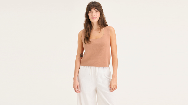 dockers Sweater Tank Regular Fit Orange