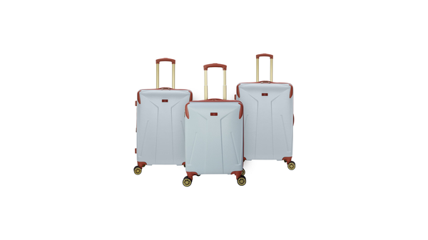 dockers Tourney Luggage Set (3 Piece) Grey
