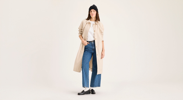 dockers Trench Coat Regular Fit Sahara Khaki