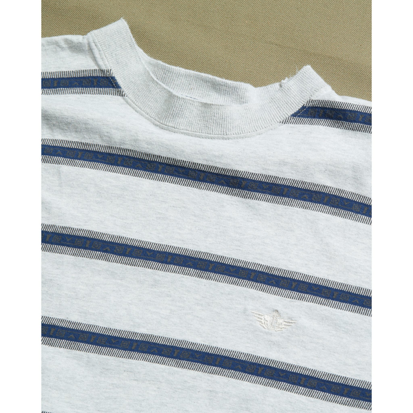 Dockers Tribal Striped Tee - M Grey
