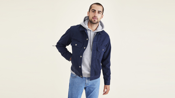 dockers Trucker Jacket Regular Fit Blue
