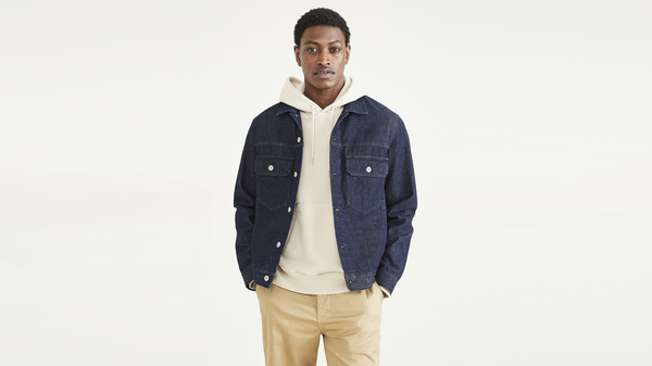 dockers Trucker Jacket Regular Fit Blue
