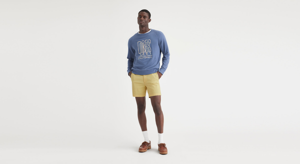 dockers Ultimate 6" Short Yellow