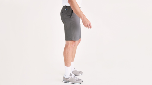 Dockers Ultimate 9.5" Shorts (Big And Tall) Grey