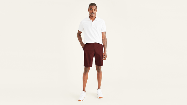 dockers Ultimate 9.5" Shorts (Big and Tall) Red