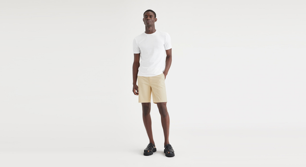 dockers Ultimate 9.5" Shorts Caravan Lucent White