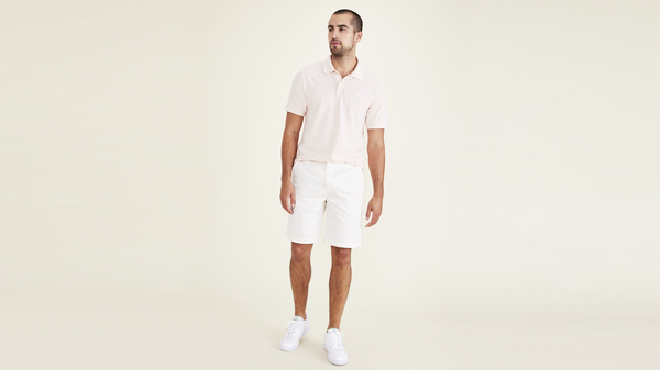 dockers Ultimate 9.5" Shorts White