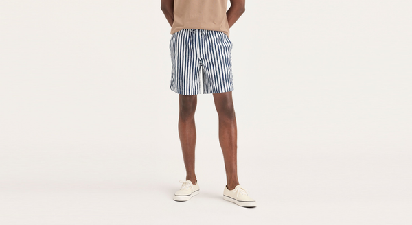 dockers Ultimate Pull On 8.5" Short Blue Depths