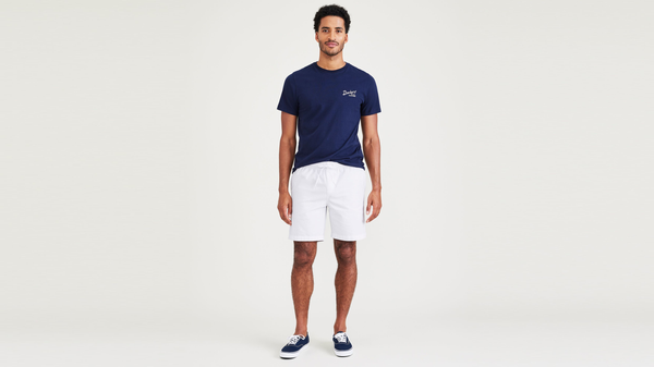 dockers Ultimate Pull On 8.5" Short Lucent White
