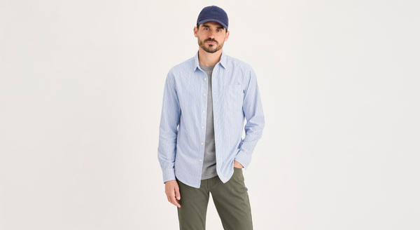 dockers Ultimate Shirt Regular Fit Bel Air Blue