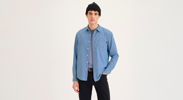 dockers Ultimate Shirt Regular Fit Blue