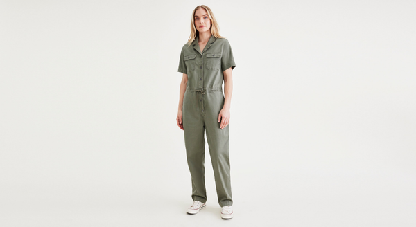 dockers Utility Jumpsuit Green