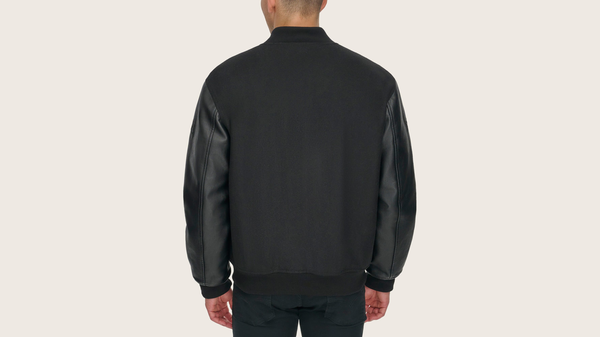 Dockers Varsity Bomber Jacket Black