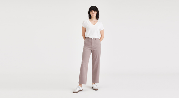 dockers Weekend Chinos Straight Fit Purple