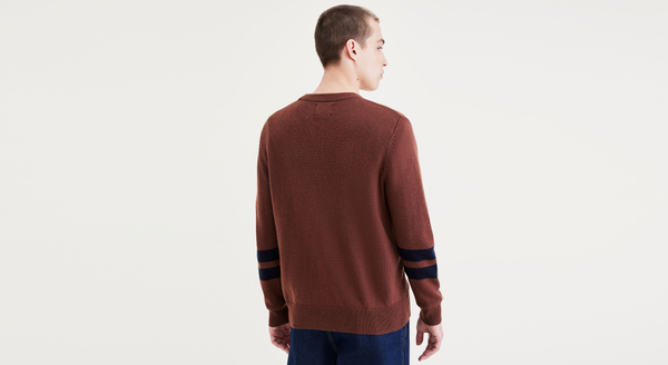 Dockers Wool Blend Cardigan: Premium Edition Brown