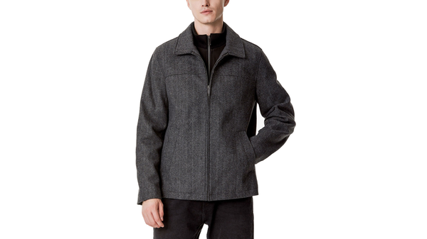 dockers Wool Blend Jacket Regular Fit Grey