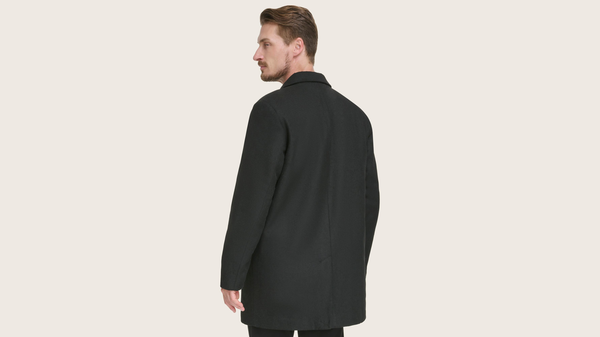 Dockers Wool Blend Top Coat Black