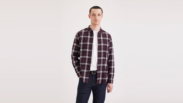 dockers Work Shirt Regular Fit Blue
