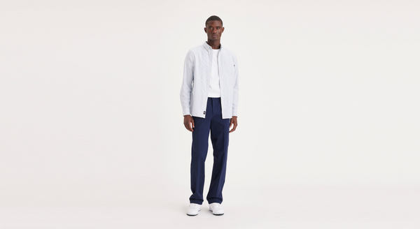 dockers Workday Khakis Classic Fit Blue