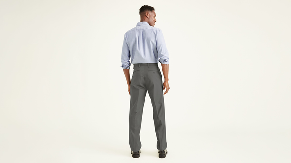 Dockers Workday Khakis Classic Fit Grey