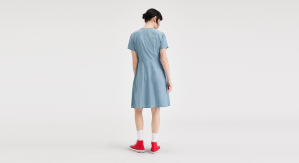 Dockers Wrap Dress Blue