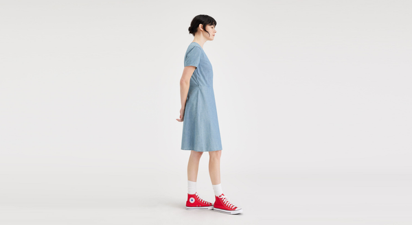 Dockers Wrap Dress Blue