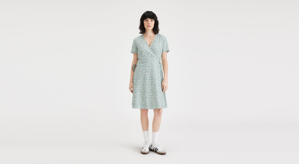 dockers Wrap Dress Harbor Grey