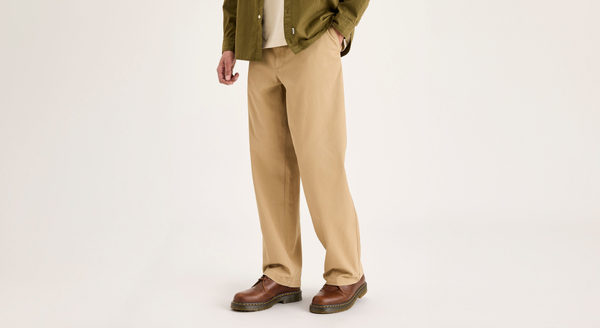 Dockers Eighty-Six Alpha Chino Pants Loose Fit Khaki