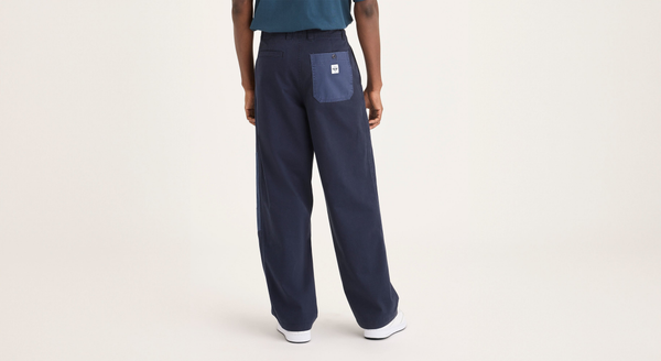 Dockers Eighty-Six Alpha Chino Patch Pants Loose Fit Blue