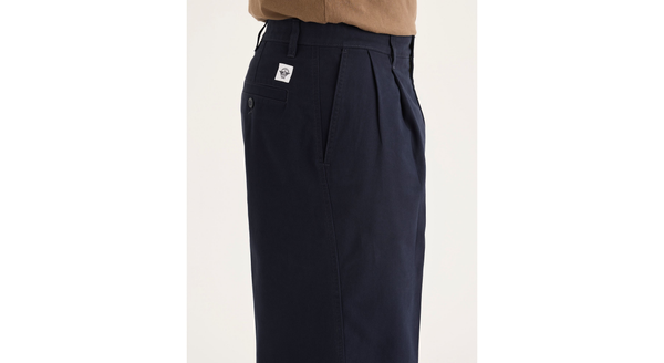 Dockers Eighty-Six Original Pleated Chinos Loose Fit Blue