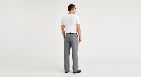Dockers Essential Chinos Pleated Classic Fit Car Park Grey