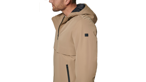 Dockers Flex Tech Welded Flange Hoodie Sahara Khaki