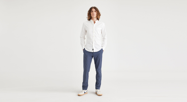 dockers Go Chino Slim Tapered Fit with Airweave Ombre Blue