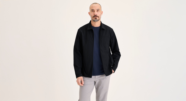 dockers Go Overshirt Regular Fit with Airweave Beautiful Black